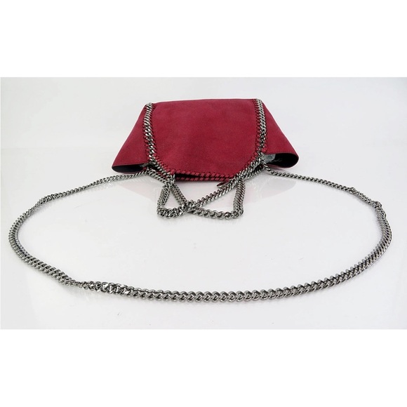 Stella McCartney Red Chain Tote Bag with Dust bag and small pouch - Picture 6 of 15